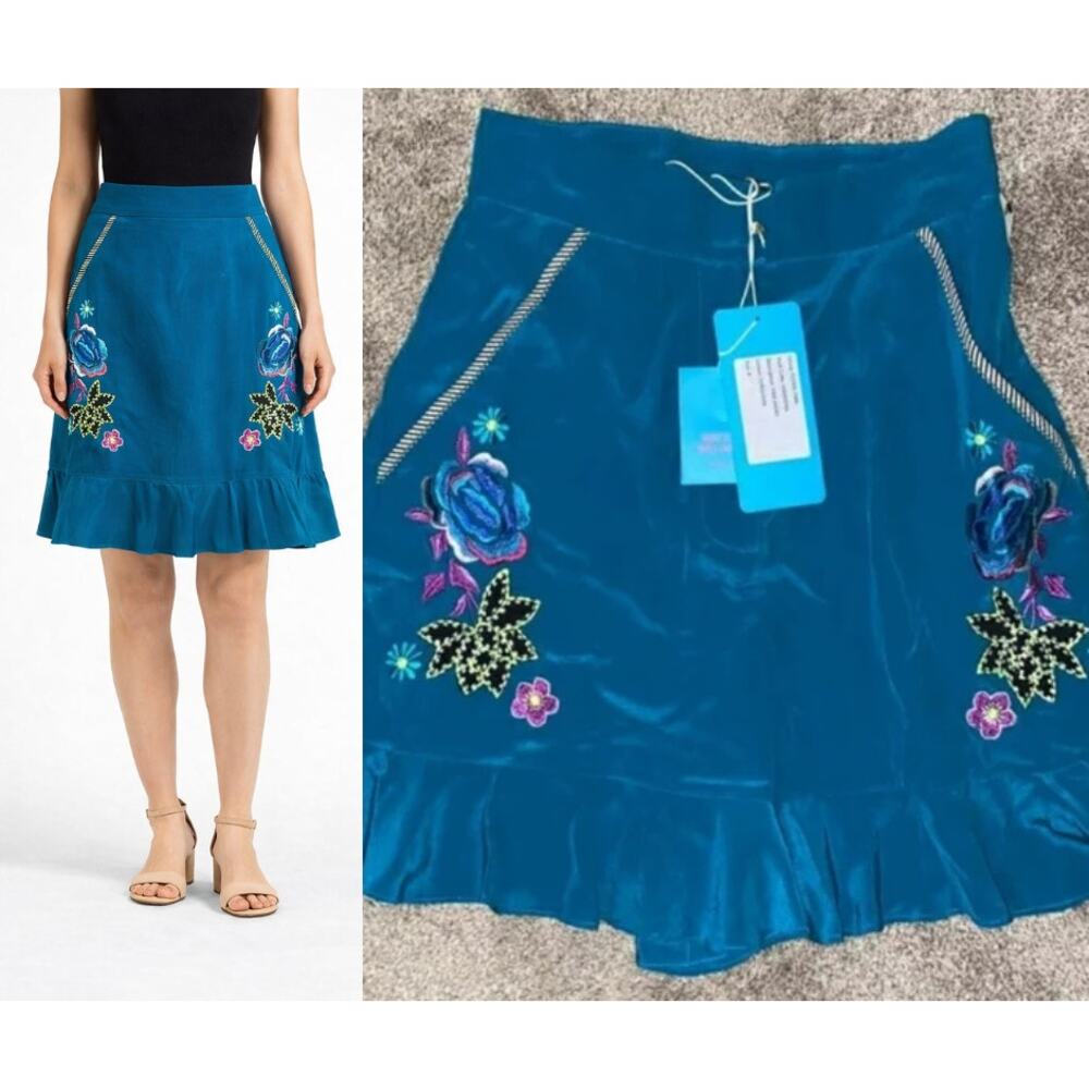 Mathew Williamson Floral Mini Skirt